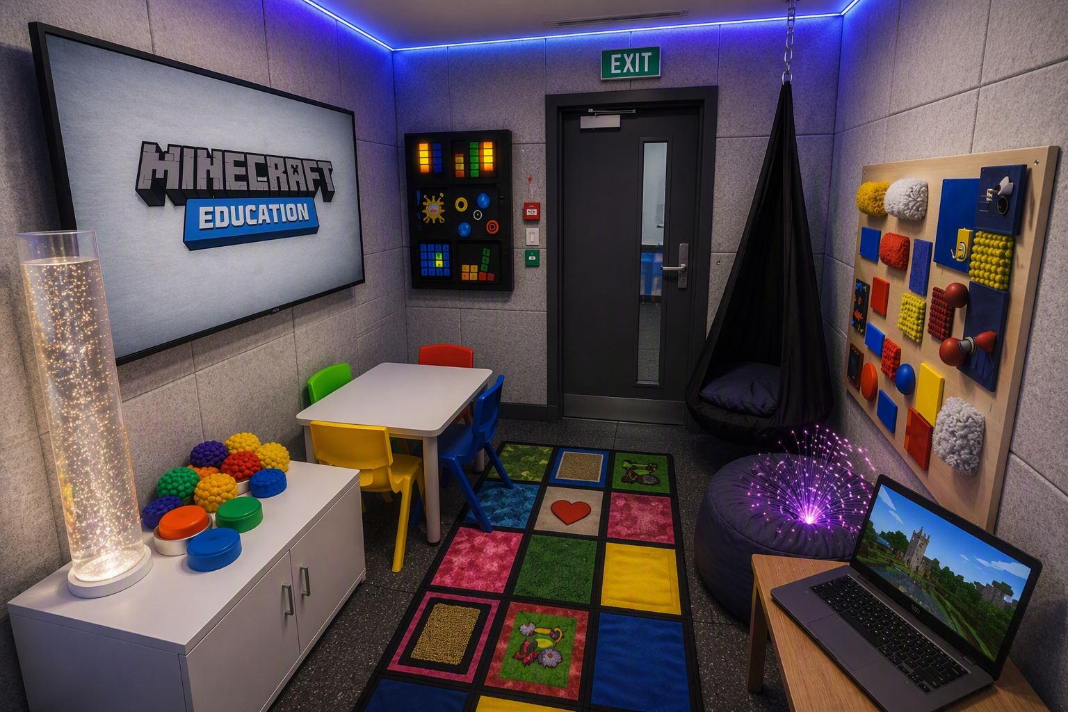 Interior da Cabine Mind Space